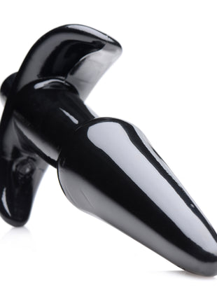 Smooth Vibrating Anal Plug - Black