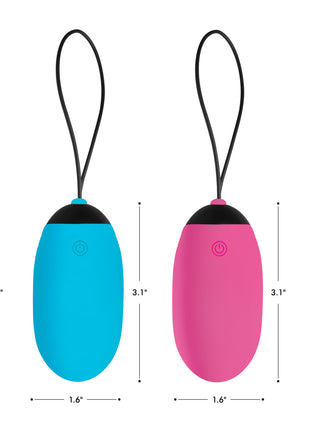 Xl Silicone Vibrating Egg - Pink