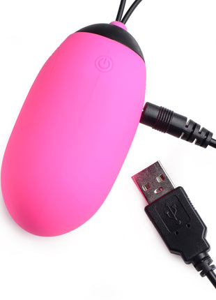 Xl Silicone Vibrating Egg - Pink
