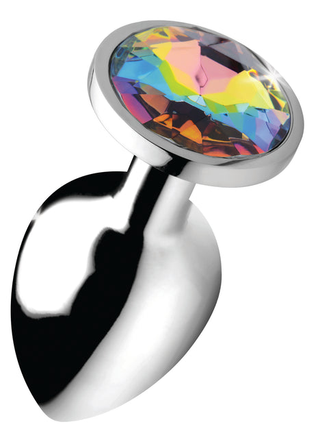 Rainbow Prism Gem Anal Plug - Large