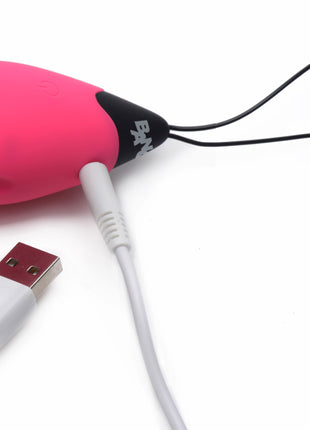 10x Silicone Vibrating Egg - Pink