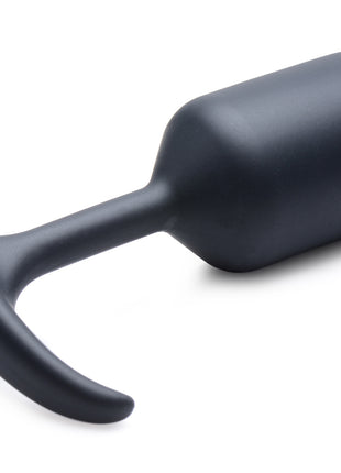 Premium Silicone Weighted Anal Plug - Large