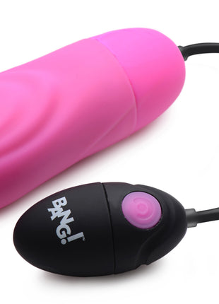 7x Pulsing Rechargeable Silicone Vibrator - Pink