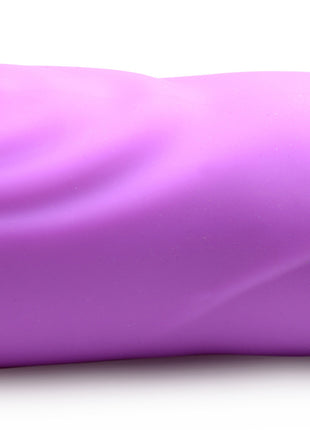 7x Pulsing Rechargeable Silicone Vibrator - Purple
