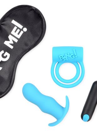 Duo Blast Remote Control Cock Ring And Butt Plug Vibe Kit
