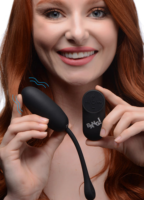 Remote Control 28x Silicone Plush Egg - Black
