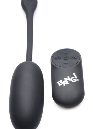 Remote Control 28x Silicone Plush Egg - Black