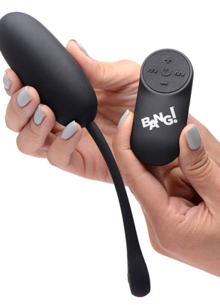Remote Control 28x Silicone Plush Egg - Black