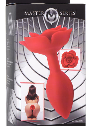 Booty Bloom Silicone Rose Anal Plug - Large