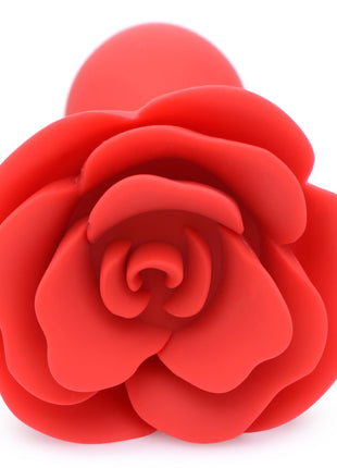 Booty Bloom Silicone Rose Anal Plug - Large