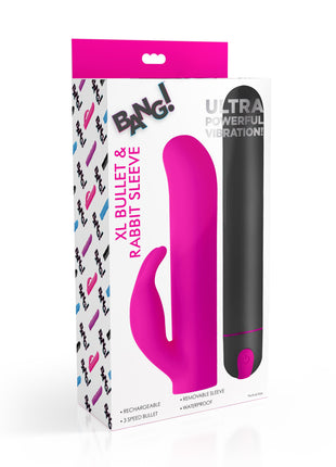 Xl Silicone Bullet And Rabbit Sleeve