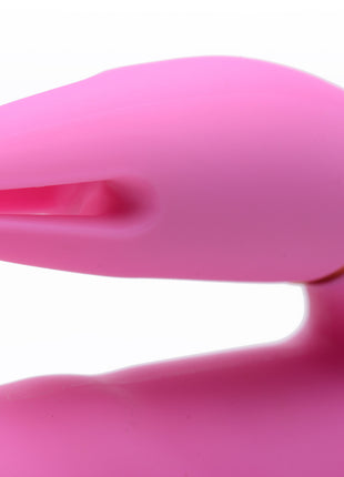 10x Versa-thrust Vibrating And Thrusting Silicone Rabbit With 3 Attachments