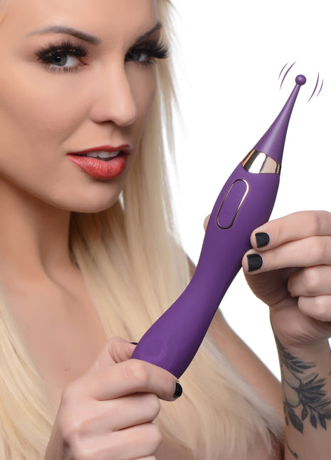 Pulsing G-spot Pinpoint Silicone Vibrator With Attachments