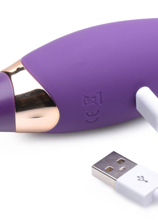 Pulsing G-spot Pinpoint Silicone Vibrator With Attachments