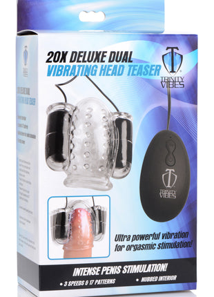 20x Deluxe Dual Vibrating Head Teaser