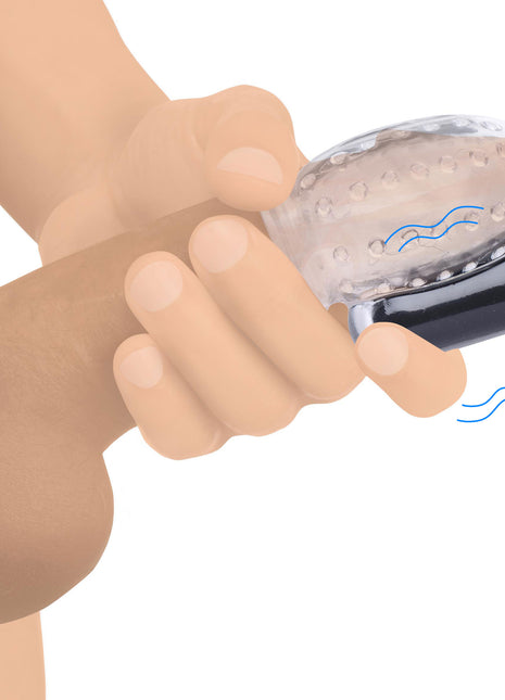28x Rechargeable Penis Head Teaser With Remote Control