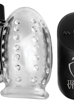 28x Rechargeable Penis Head Teaser With Remote Control