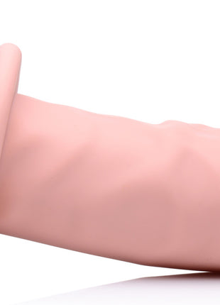 Power Pounder Vibrating And Thrusting Silicone Dildo - Light