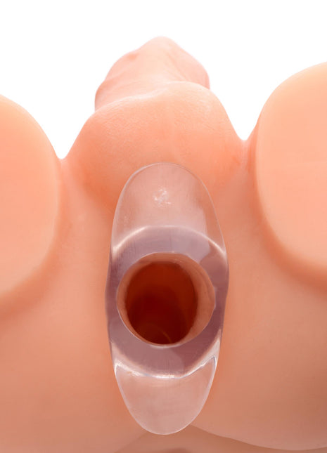 Clear View Hollow Anal Plug - Large