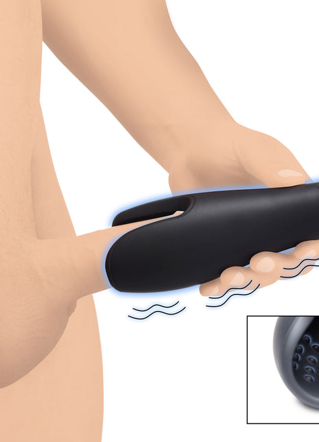 10x Vibrating Silicone Stroker
