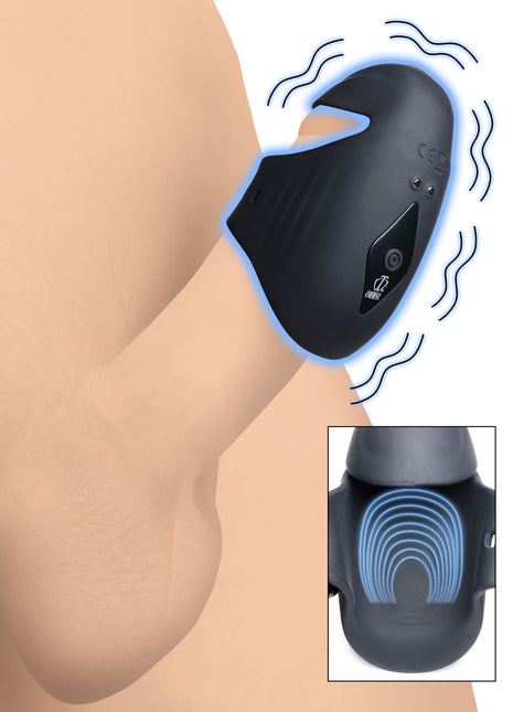 8x Vibrating Silicone Penis Head Stimulator