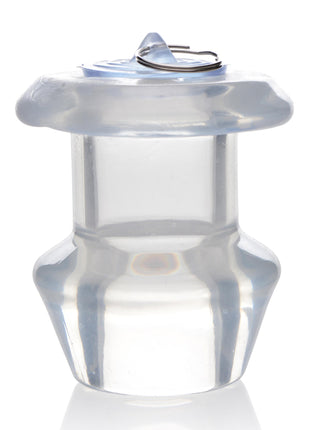 Ass Bung Clear Hollow Anal Dilator With Plug - Large