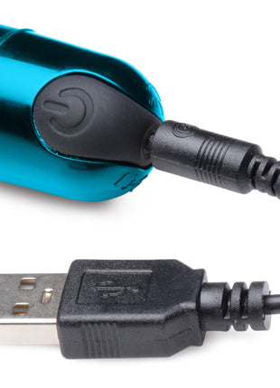10x Slim Metallic Bullet - Blue