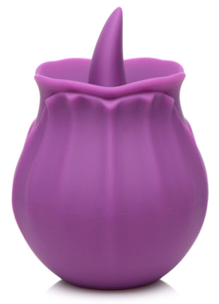 Bloomgasm Wild Violet 10x Silicone Clit Licking Stimulator - Purple
