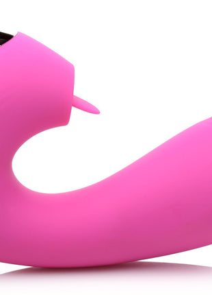 10x Licking G-throb Rechargeable Silicone Vibrator