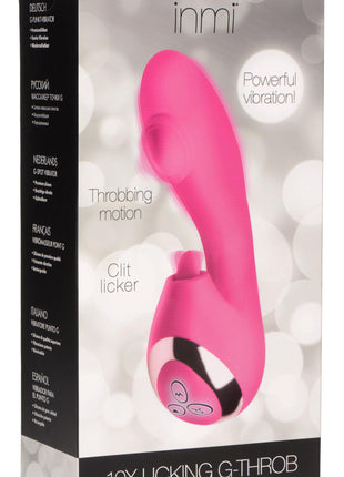 10x Licking G-throb Rechargeable Silicone Vibrator