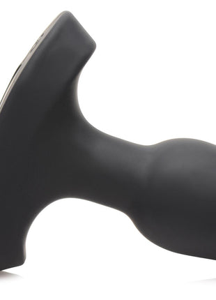 28x Laser Fuck Me Silicone Anal Plug With Remote Control - Small