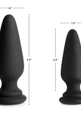 Interchangeable Silicone Anal Plug - Large