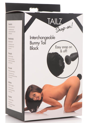 Interchangeable Bunny Tail - Black