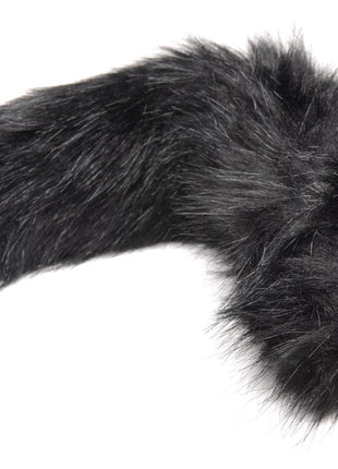 Interchangeable Black Fox Tail