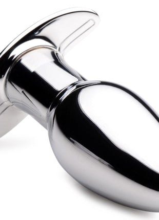 Chrome Blast 7x Rechargeable Butt Plug With Remote Control - Small