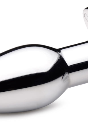 Chrome Blast 7x Rechargeable Butt Plug With Remote Control - Small