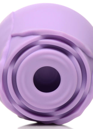 Bloomgasm Wild Rose 10x Suction Clit Stimulator - Purple