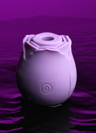 Bloomgasm Wild Rose 10x Suction Clit Stimulator - Purple