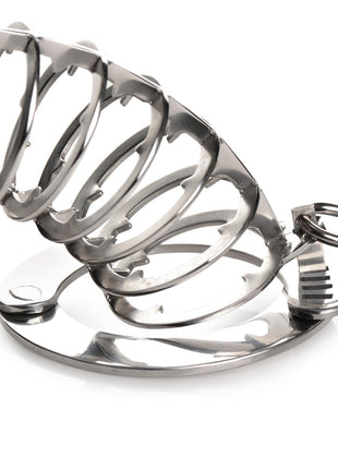 Stainless Steel Spiked Chastity Cage