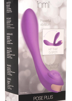 Pose Plus 10x Pulsing Bendable Silicone Vibrator