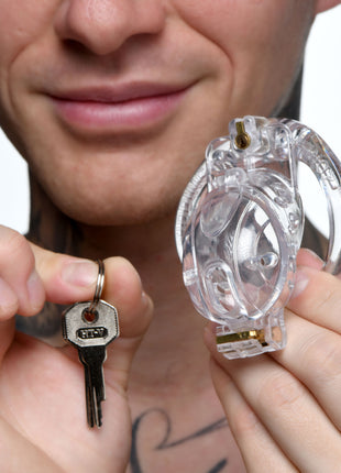 Lockdown Customizable Chastity Cage - Clear