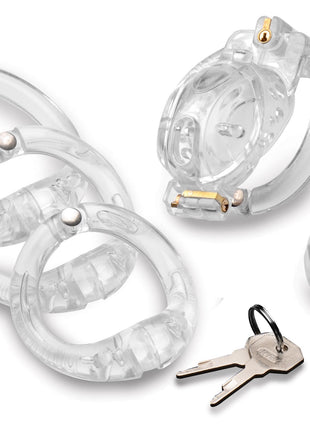Lockdown Customizable Chastity Cage - Clear