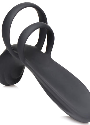 10x Silicone Vibrating Girth Enhancer With Remote Control