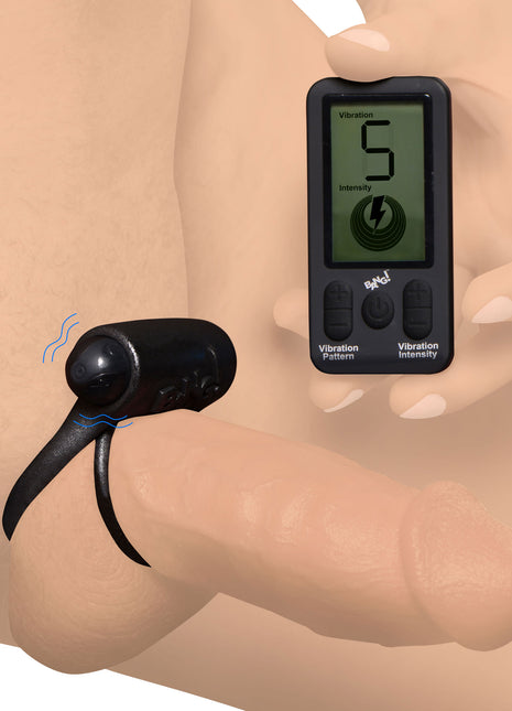 25x Vibrating Silicone Cock Ring With Remote Control