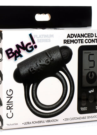 25x Vibrating Silicone Cock Ring With Remote Control