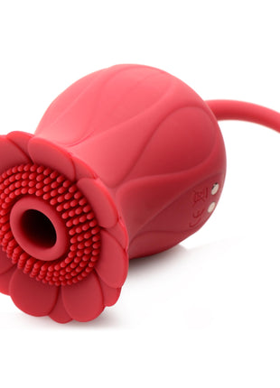 Royalty Rose Textured Suction Clit Stimulator