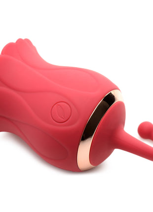 Royalty Rose Textured Suction Clit Stimulator