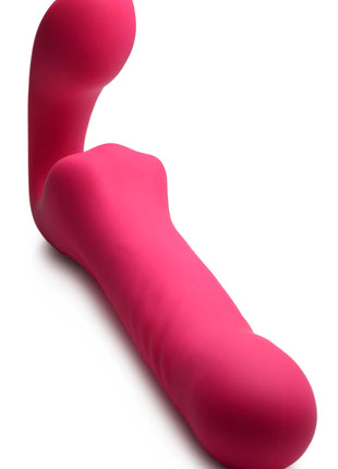 30x Thrusting And Vibrating Strapless Strap-on With Remote Control