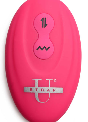 30x Thrusting And Vibrating Strapless Strap-on With Remote Control