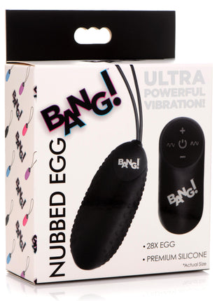 28x Nubbed Silicone Vibrating Egg With Remote Control